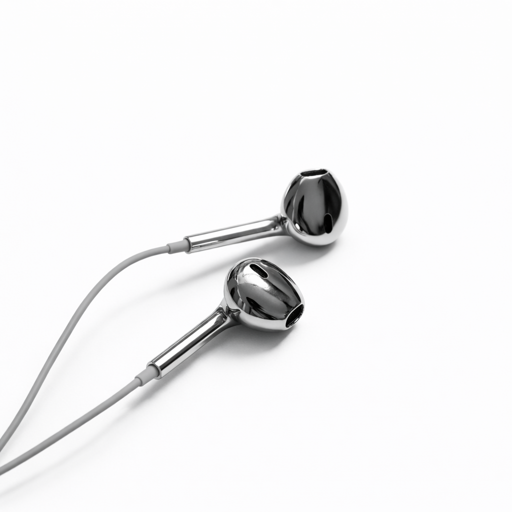 Wired Earbuds - Silver (Preorder 6-7 weeks)