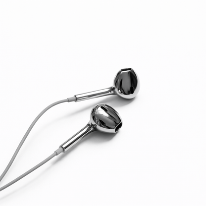 Wired Earbuds - Silver (Preorder 6-7 weeks)